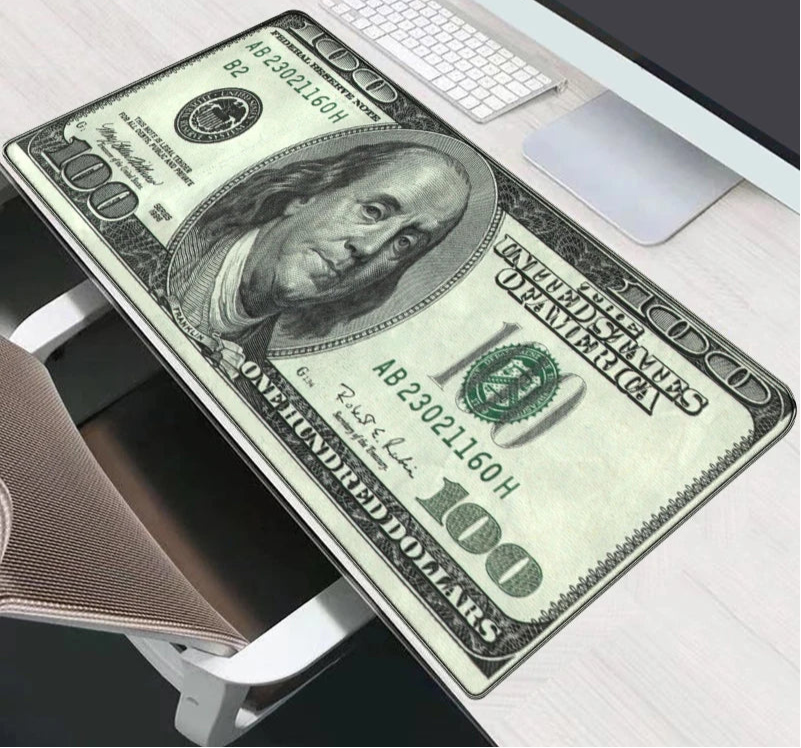 $100 DOLLAR | Mouse Pad / Desk-Mat