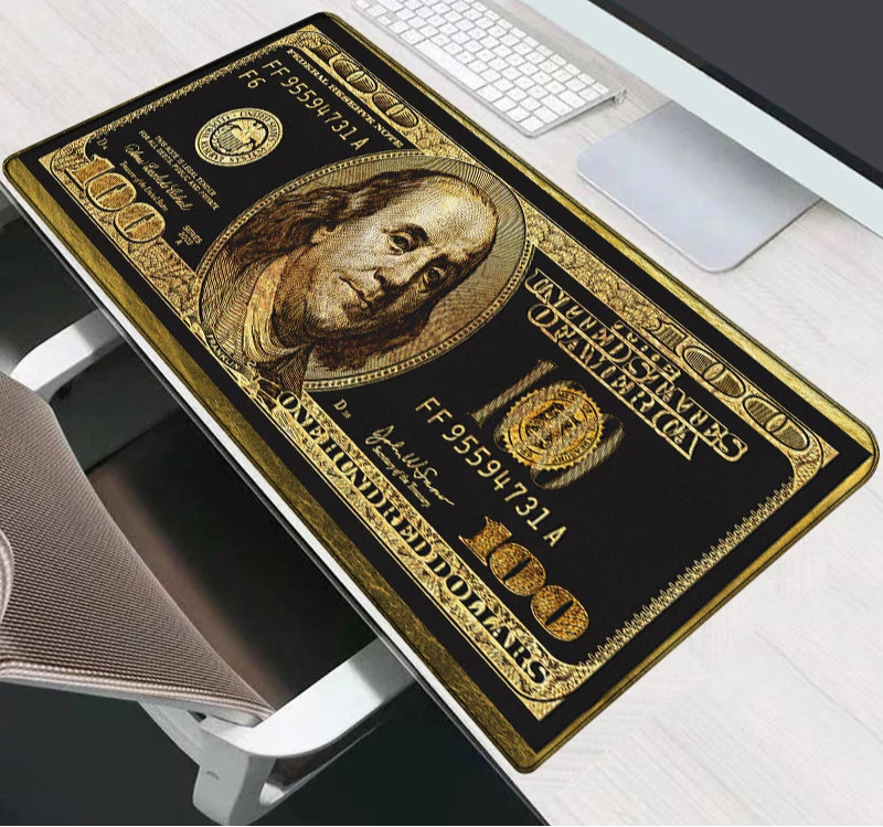 $100 DOLLAR | Mouse Pad / Desk-Mat