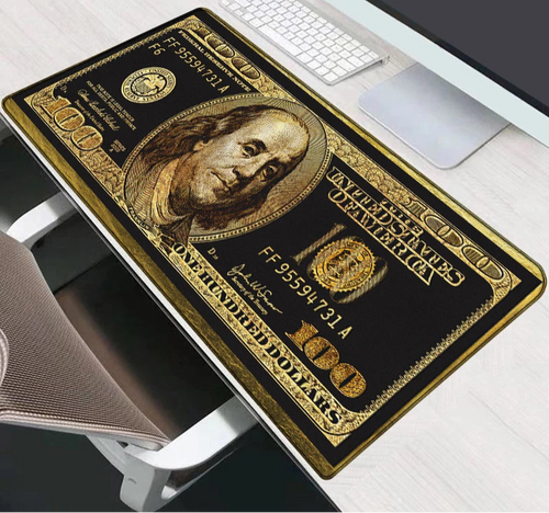 $100 DOLLAR | Mouse Pad / Desk-Mat